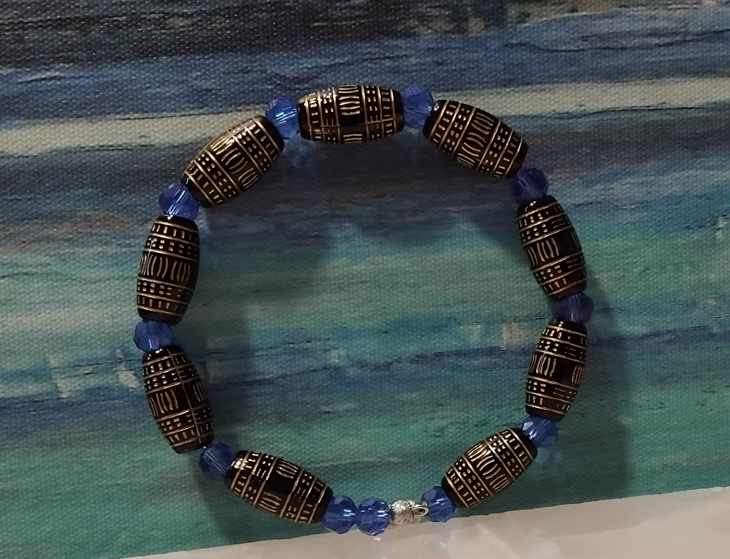 JF Unique Ethnic Oval Shape Bracelet