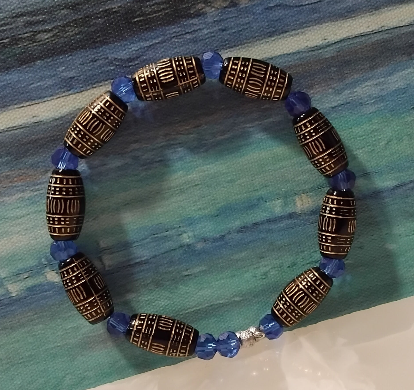 JF Unique Ethnic Oval Shape Bracelet