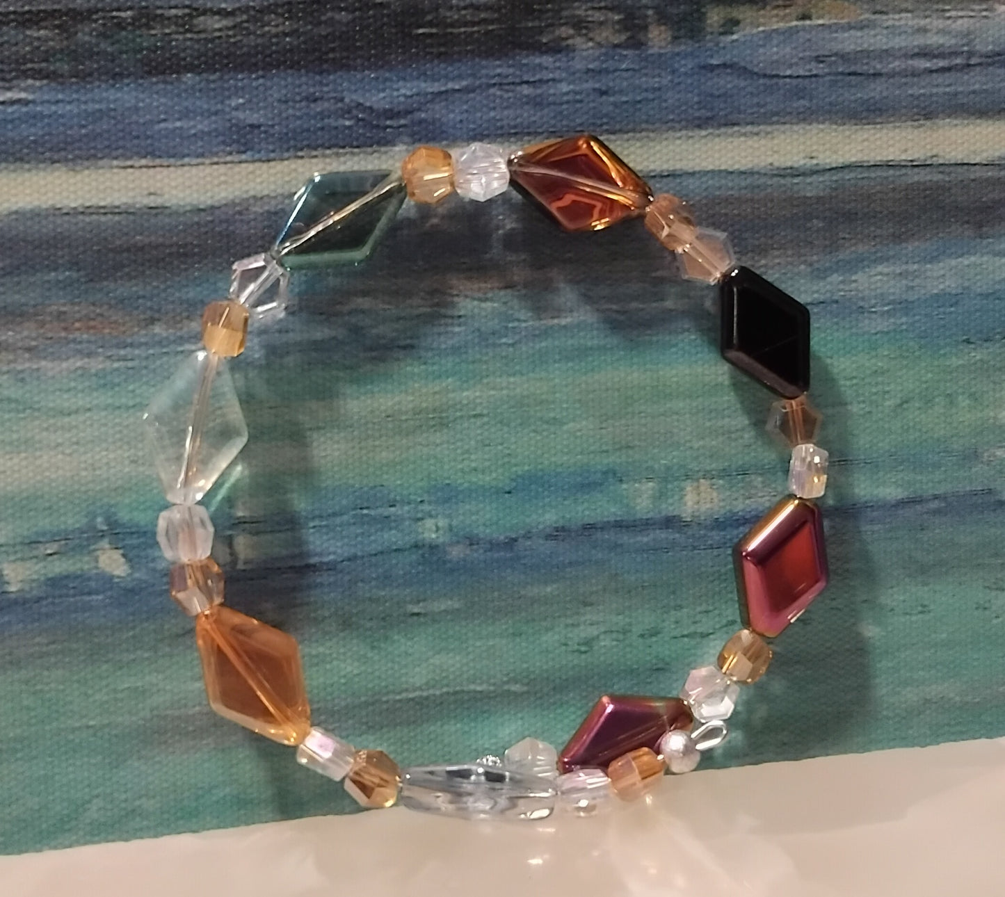 JF AUSTRIAN CRYSTAL GLASS BRACELET