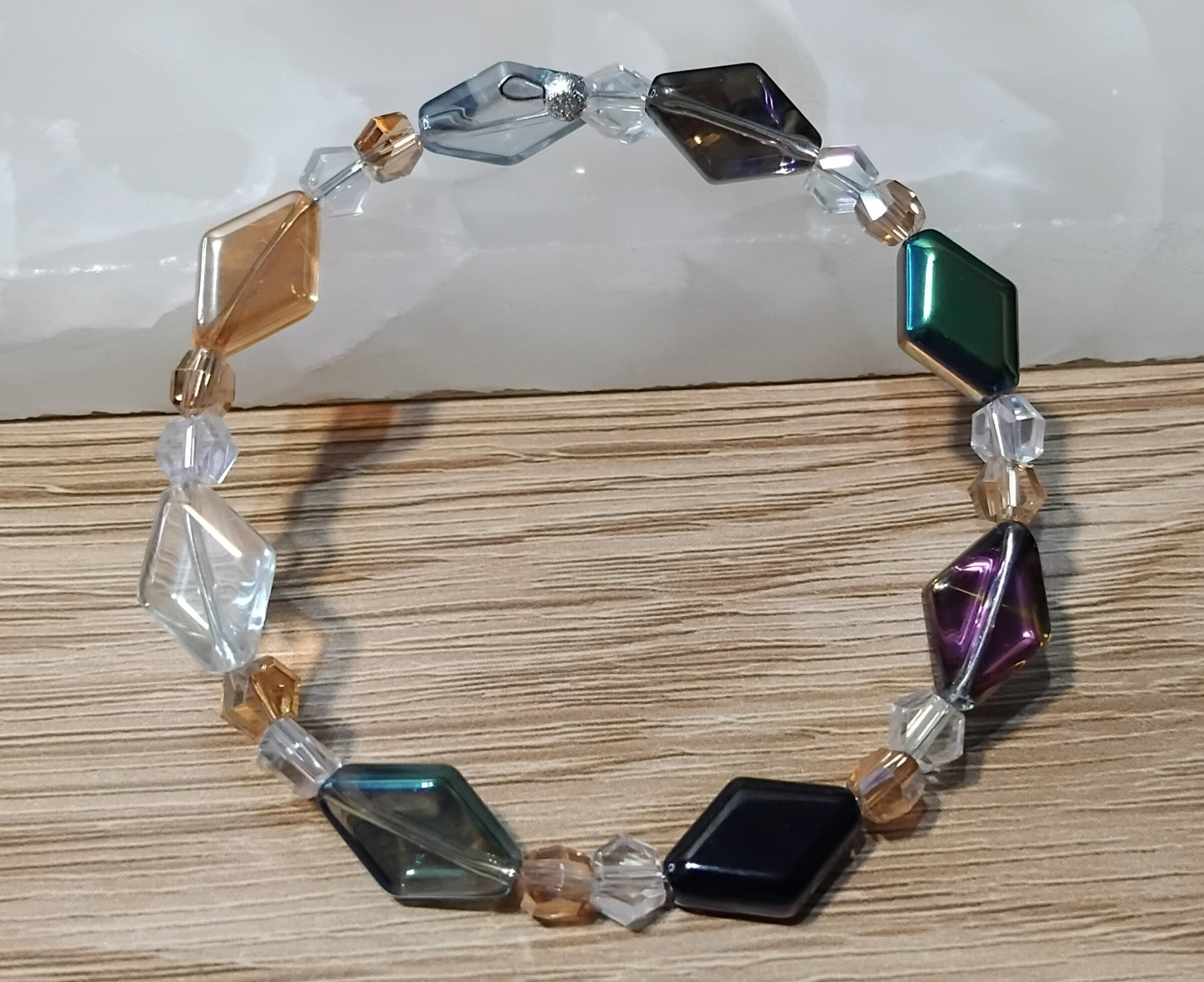 JF AUSTRIAN CRYSTAL GLASS BRACELET